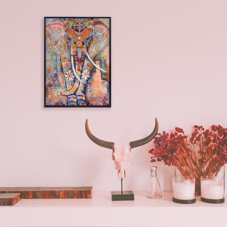 Elefant - Diamond Painting  5D - 30x20