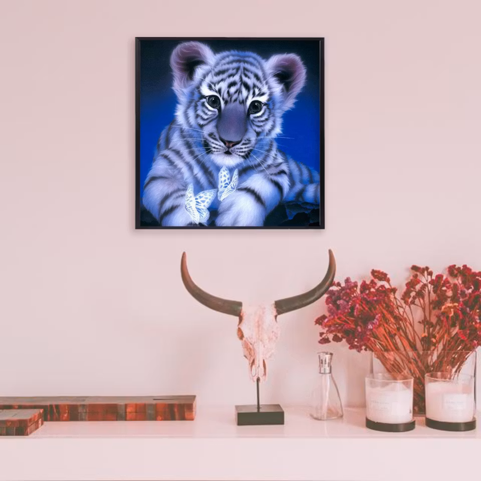 Tiger - Diamond Painting  5D - 30x30
