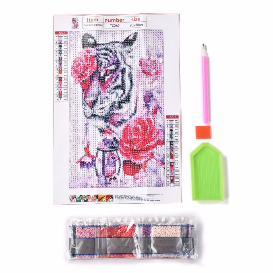 Tiger - Diamond Painting  5D - 30x20