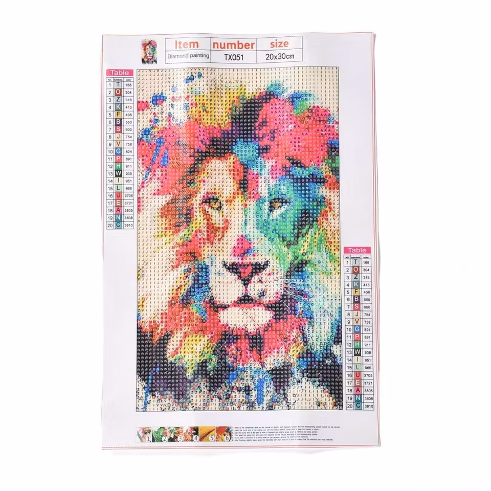 Lejon - Diamond Painting  5D - 30x20