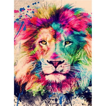 Lejon - Diamond Painting  5D - 30x20