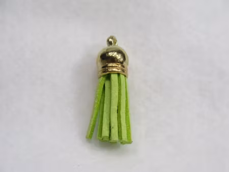 Dekoration mocka tofs - lime - 1st
