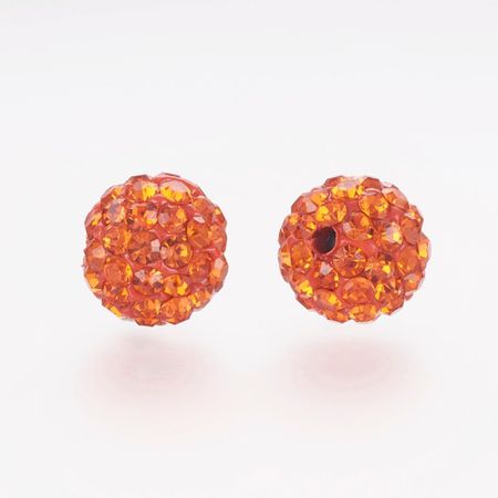 Strass pärlor - klass A - polymerlera/hyacint - 10mm - 1st