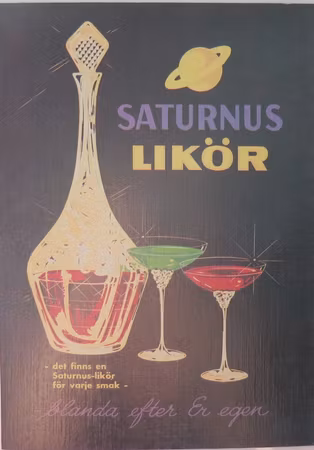 **Vykort nostalgi** Saturnus