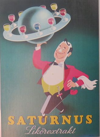 **Vykort nostalgi** Saturnus