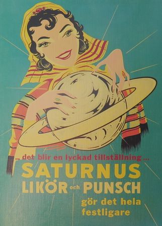 **Vykort nostalgi** Saturnus