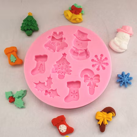 DIY gjutform silikon Jul motiv