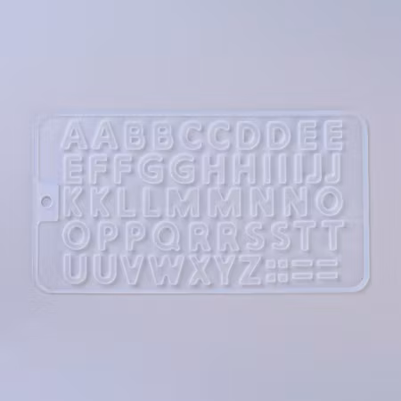 DIY gjutform silikon bokstäver A-Z