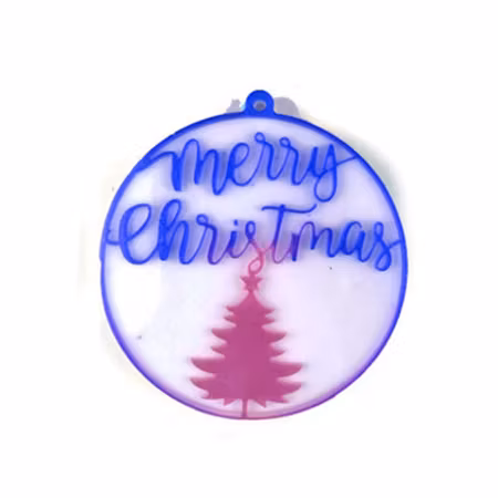DIY gjutform silikon Merry Christmas