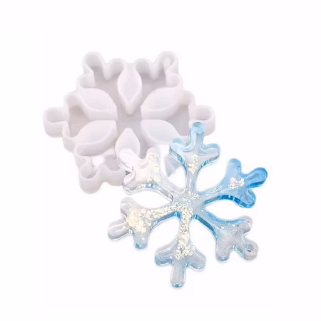 DIY gjutform silikon Snöflinga