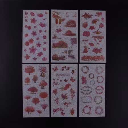 Stickers till scrapbooking 6ark