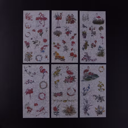 Stickers till scrapbooking 6ark