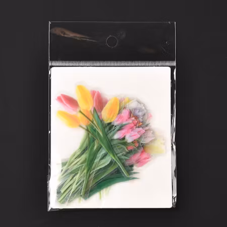 Stickers till scrapbooking - blommor - 40st