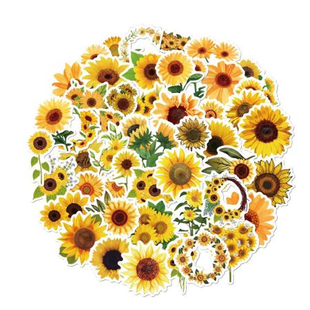 Stickers till scrapbooking - blommor - 50st