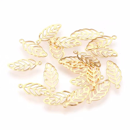 Charms - Berlock - Löv - guld