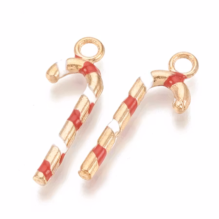 Charms - Berlock - Polkagris - emalj