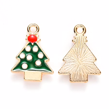 Charms - Berlock - Julgran - emalj