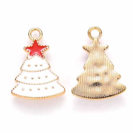 Charms - Berlock - Julgran - emalj