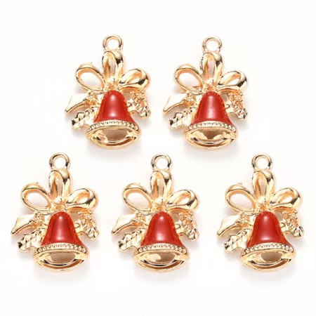 Charms - Berlock - Julklocka - emalj