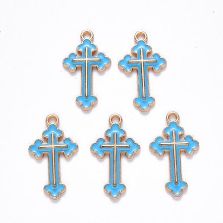 Charms - Berlock - Kors blått - emalj