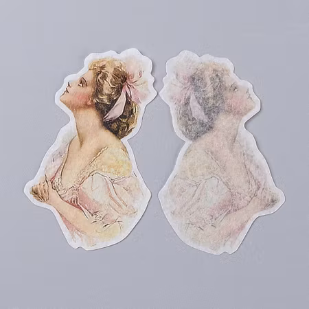 Stickers till scrapbooking  vintage motiv 60st
