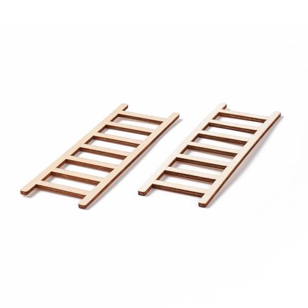 **Miniatyr** Trästege - 7steg - ca 9cm
