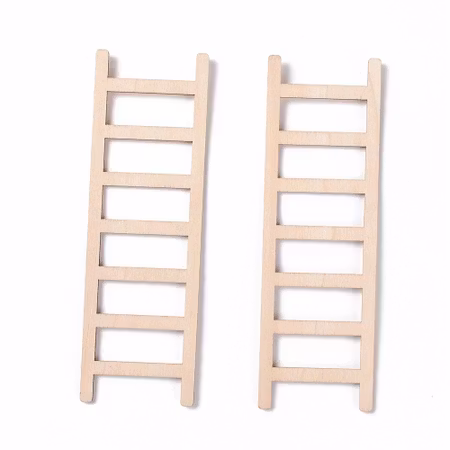 **Miniatyr** Trästege - 7steg - ca 6cm