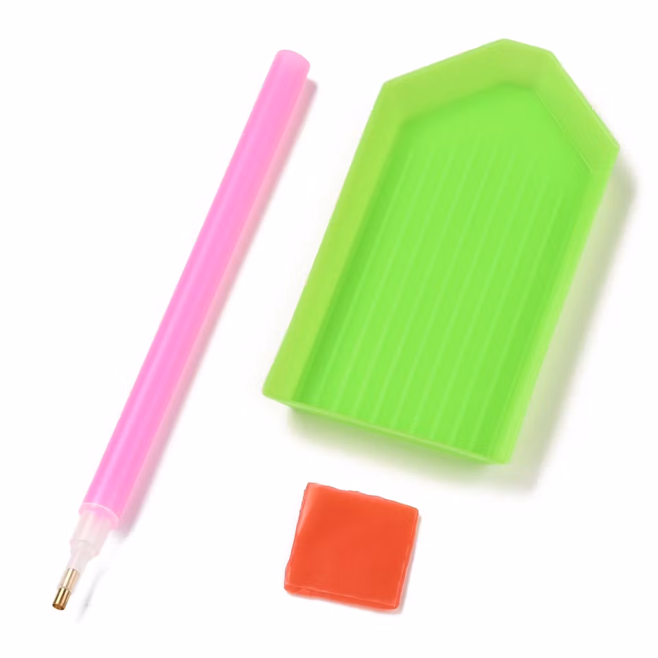 Klistermärken - Diamond Painting   - roliga djurmotiv - 9st