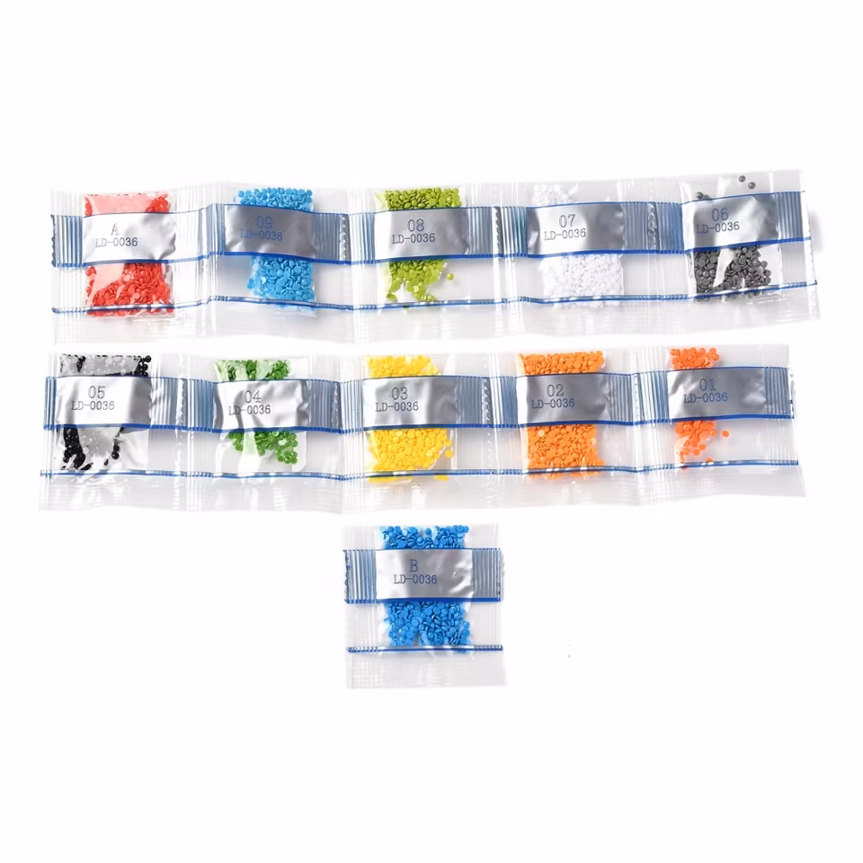 Klistermärken - Diamond Painting   - transportmotiv - 9st