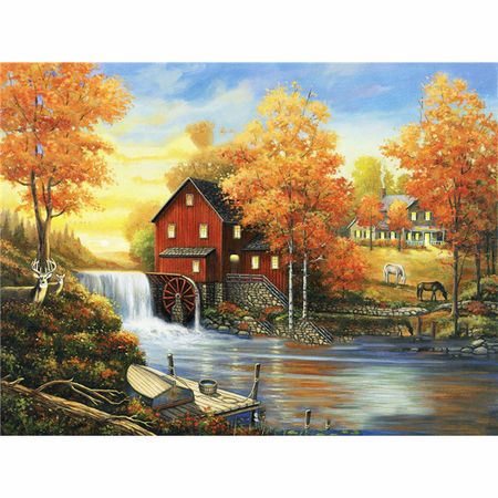 Landskap - Diamond Painting   - 40x30