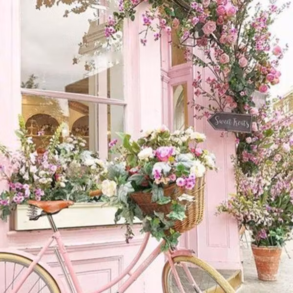 Blommor - Diamond Painting   - 40x30