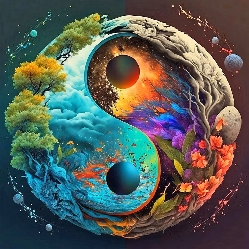 Ying o Yang - Diamond Painting  - 30x30