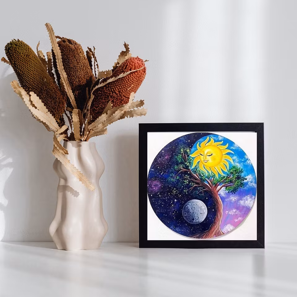 Träd - Diamond Painting  - 30x30