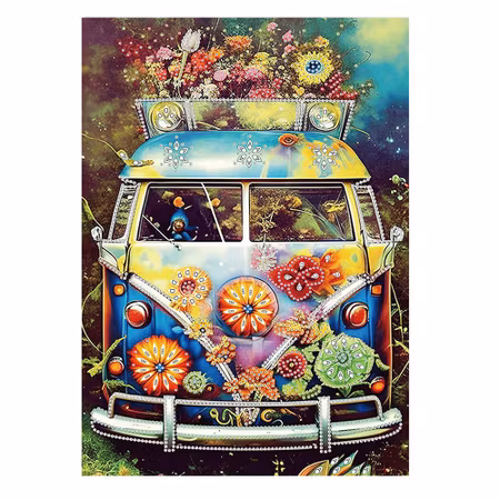WV Buss - Diamond Painting  5D - 30x40