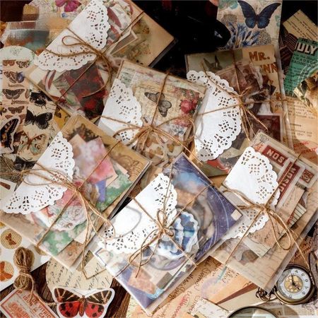 Stickers till scrapbooking - fjäril - 83st