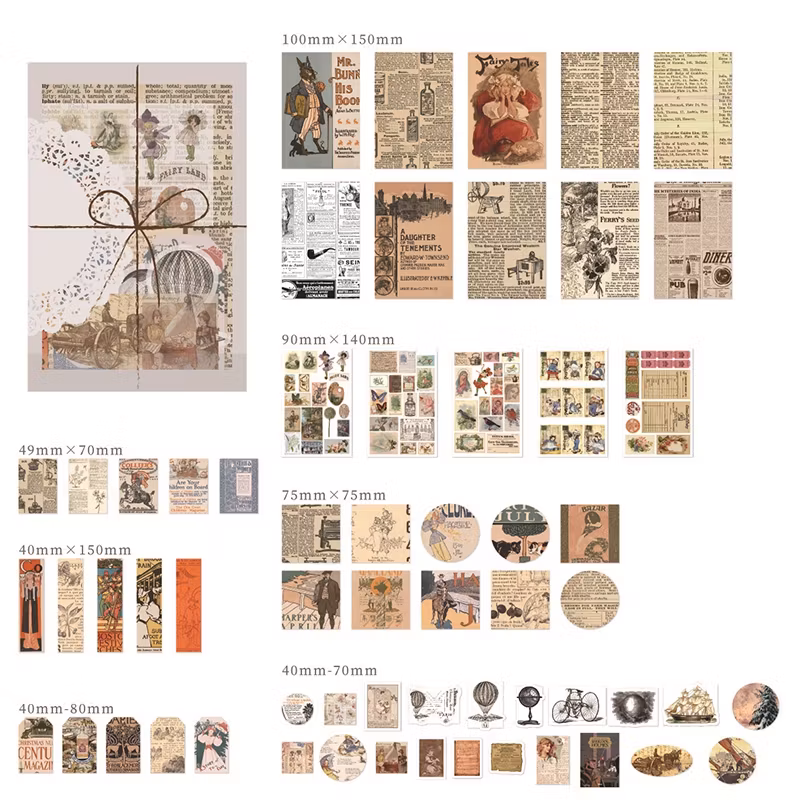 Stickers till scrapbooking - gamla minnen - 83st