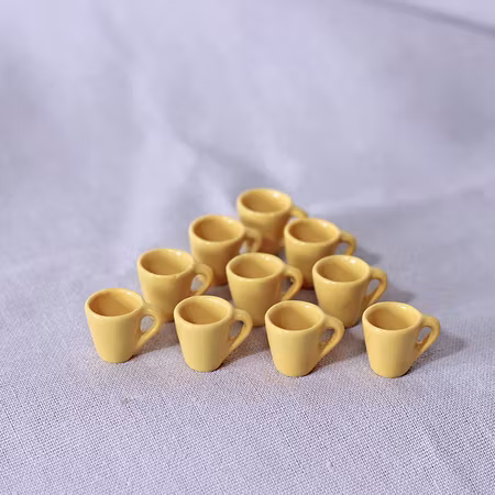 **Miniatyr** Kaffe/Te mugg - guldröd - 1st