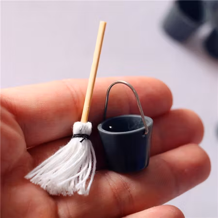 **Miniatyr** Mopp med hink -1st