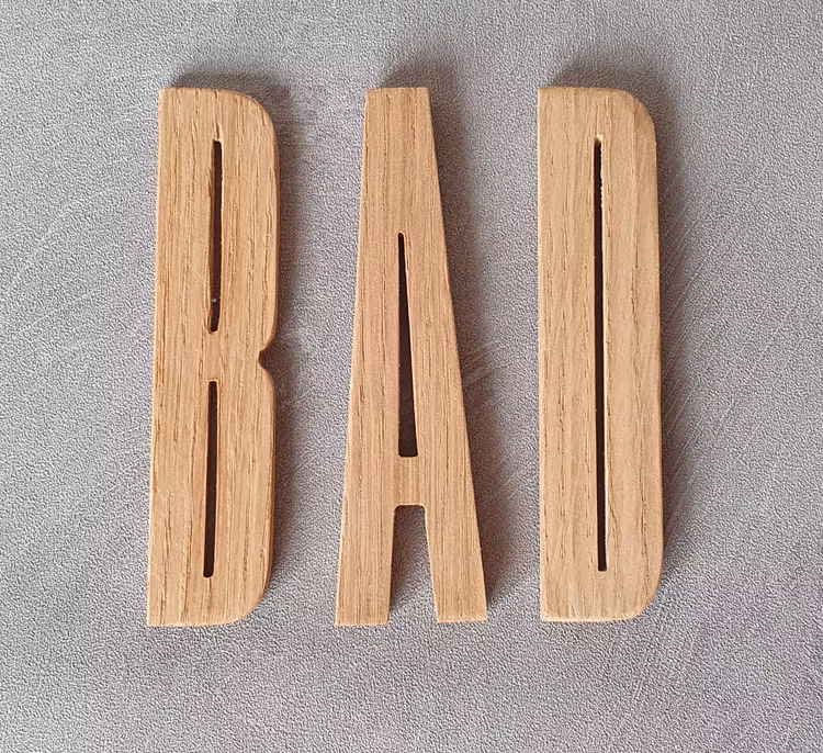 "BAD" Baderomskilt
