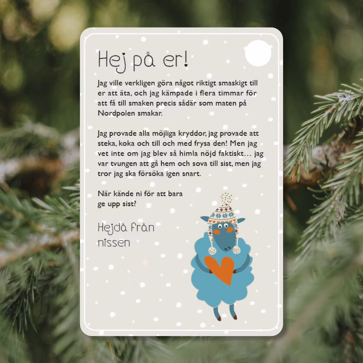 Andrahandssortering! Nyfikna frågor och funderingar, 3-8 år (Tryckta nissebrev)