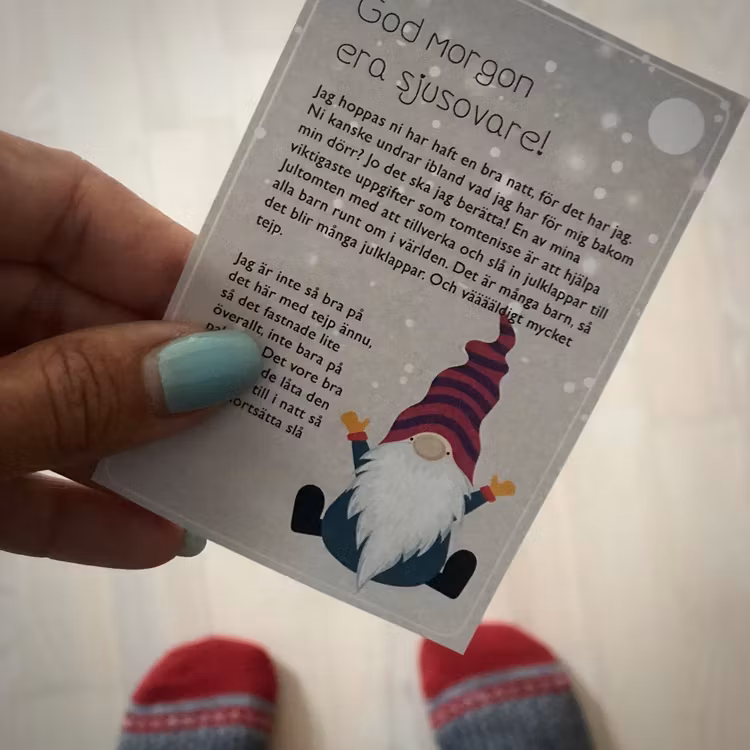 Bus och uppdrag, 3-8 år (Digitala nissebrev)