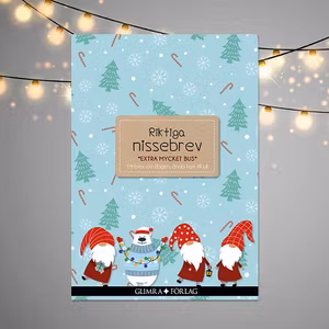 Extra mycket bus, 3-8 år (Tryckta nissebrev)
