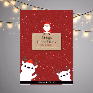 Nissebrev för små barn, 1-3 år (Tryckta nissebrev)