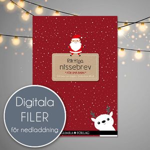 Nissebrev för små barn, 1-3 år (Digitala nissebrev)