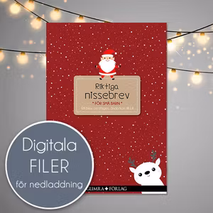 Nissebrev för små barn, 1-3 år (Digitala nissebrev)