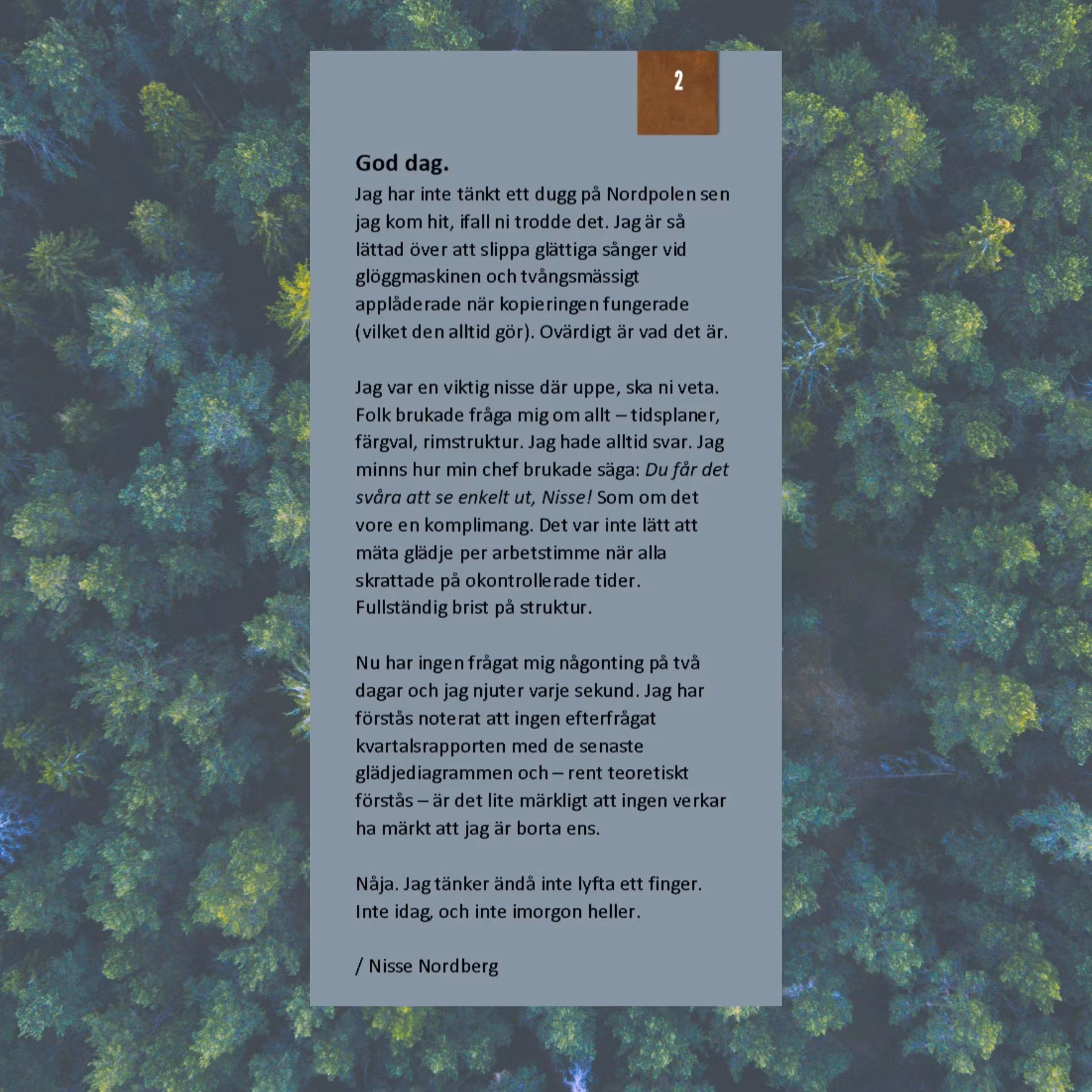 Nissebrev för stora, 15+ (Digitala nissebrev)