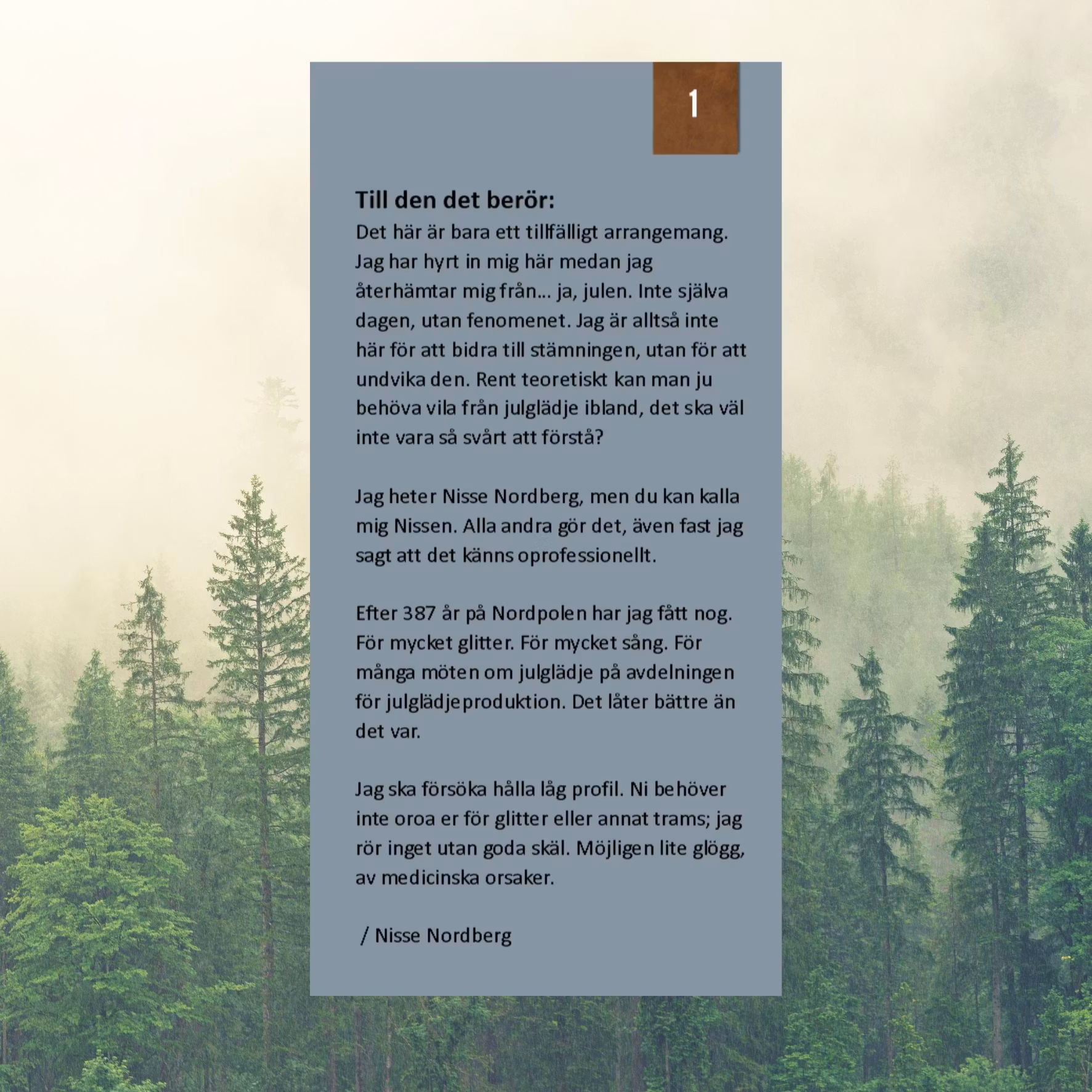 Nissebrev för stora, 15+ (Digitala nissebrev)