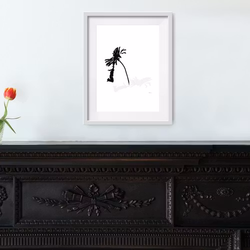 BLOMSTERFLICKA – print A4