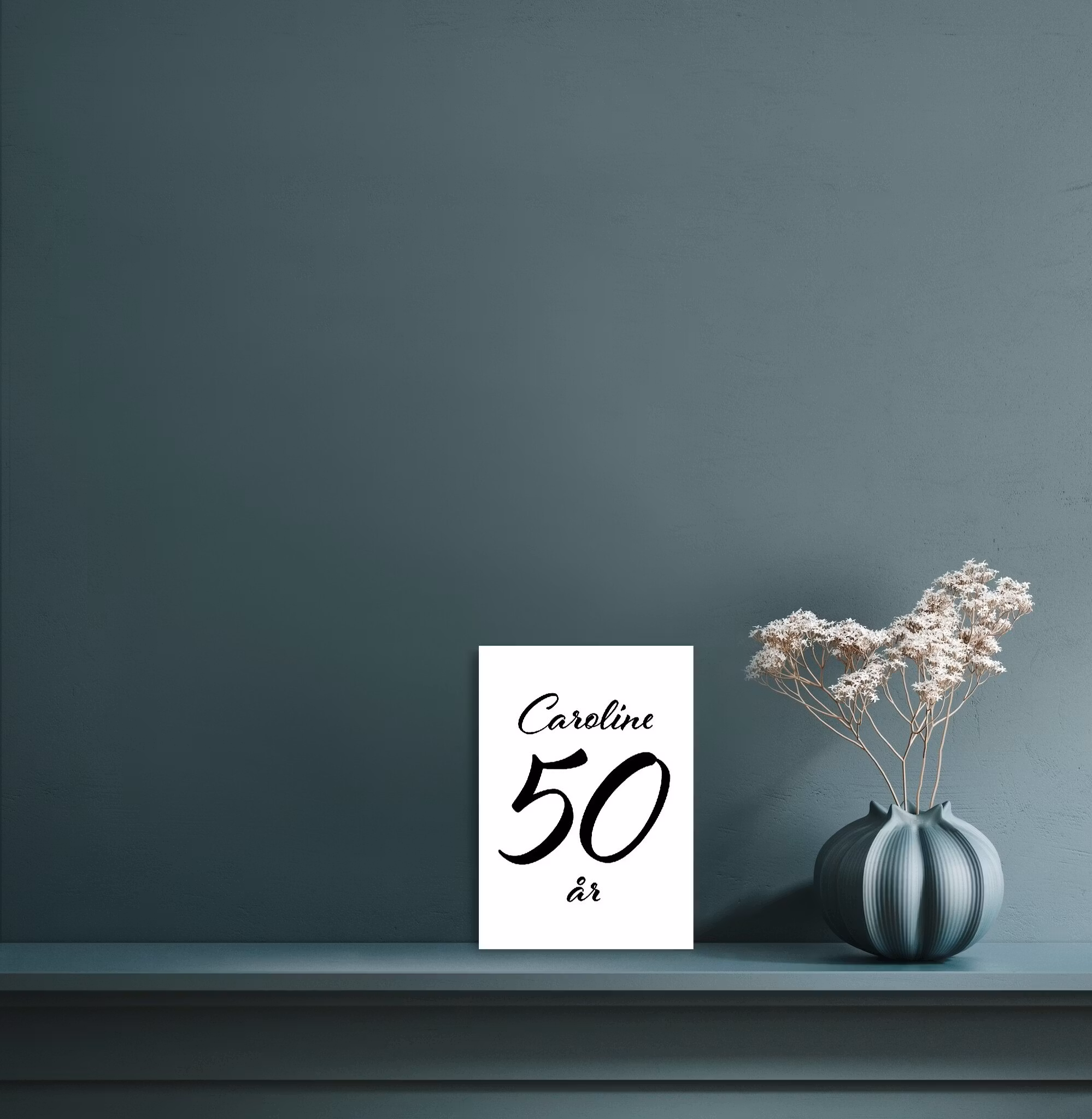 PERSONLIG POSTER – med färdig text