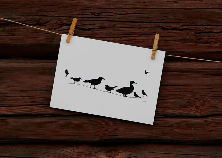 FÅGELFEST – print A4